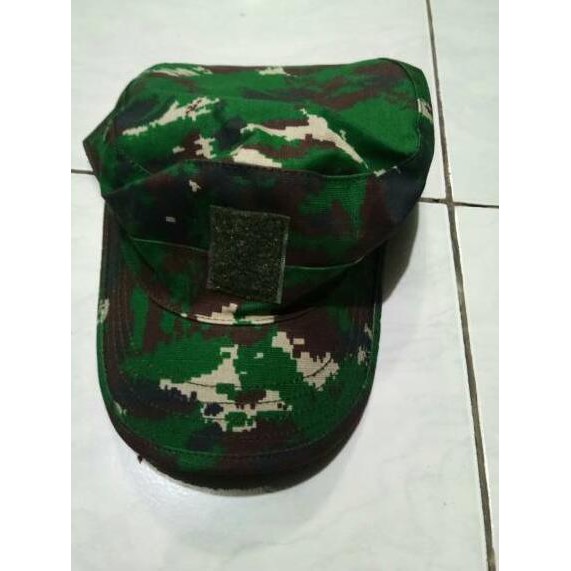 Spesial Harga -Topi pet pdl tni asli jatah malvinas, nkri, pdh