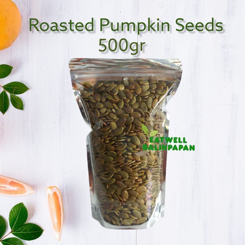 

ROASTED PUMPKIN SEED 500GR / BIJI LABU PANGGANG OVEN MATANG BALIKPAPAN