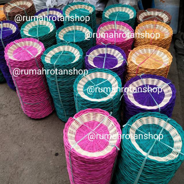 Distributor Piring Rotan 1 Lusin Isi 12pcs Boleh Pilih Warna r8qgXgc6WeVYN