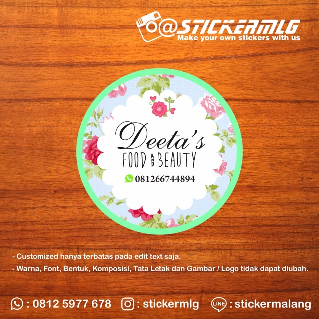 

Sticker Label Produk 021
