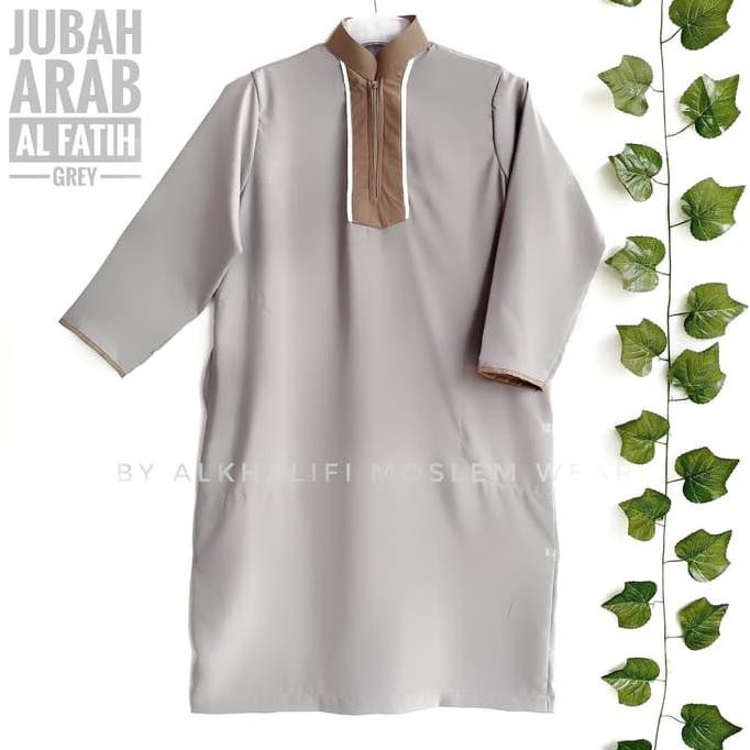 Size 12 Gamis Jubah Arab Al Fatih | Baju Koko Muslim Laki-Laki J94 Murah