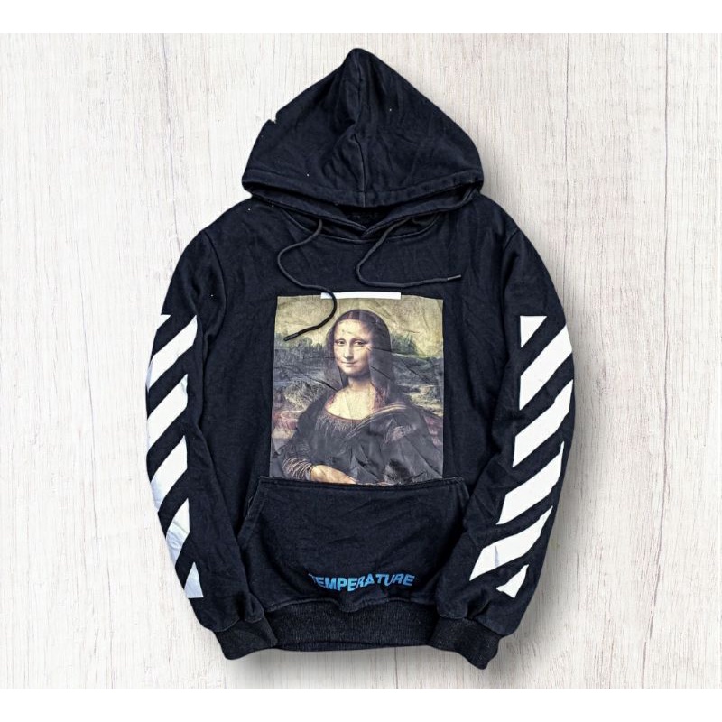 Hoodie off white monalisa