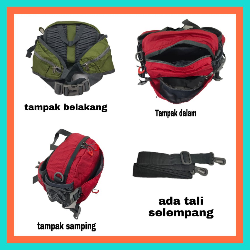 TAS PRIA SELEMPAMG MOUNTAIN BREZEE - 3013 - SELEMPANG TRENDY Tas TRAVELING Tas Import