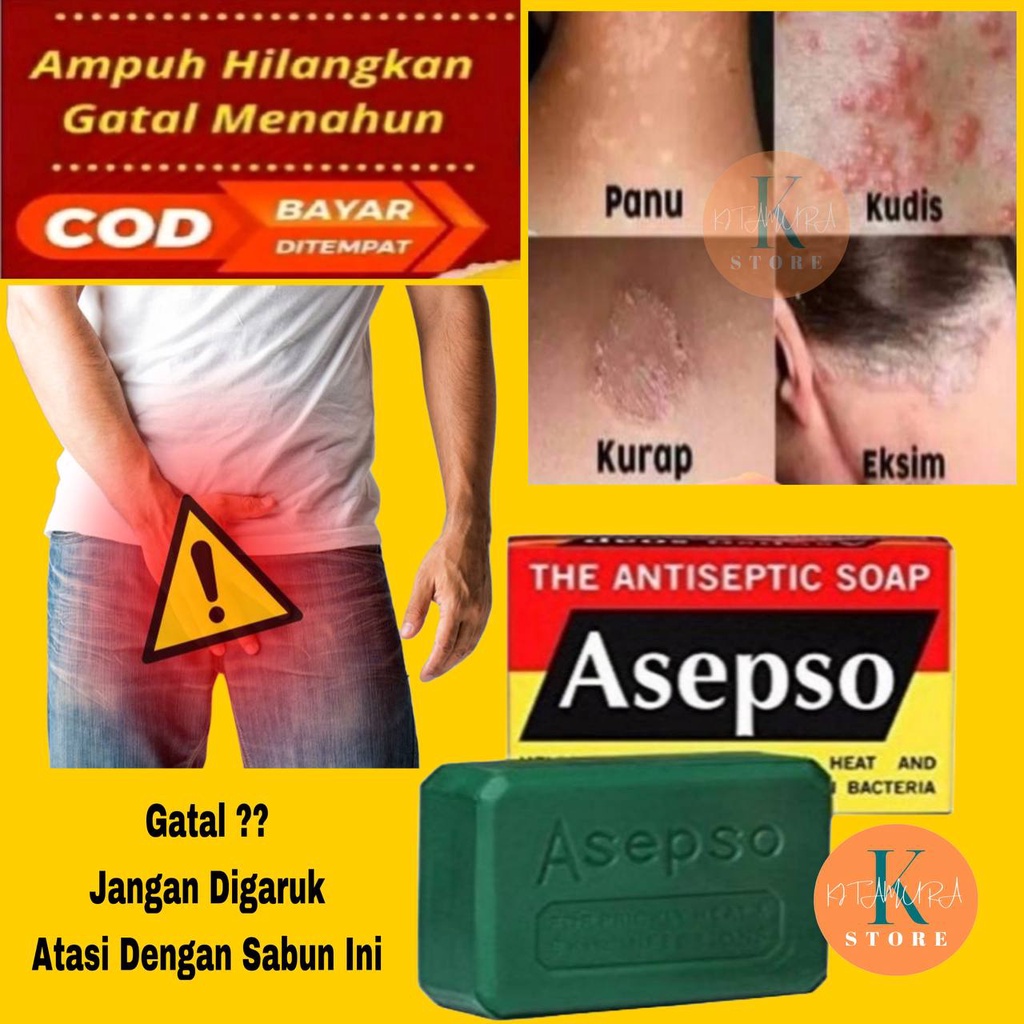 Sabun Asepso Antiseptik Atasi Biang Keringat Sabun Mandi Soap Antiseptic Fresh Healthy Asepso Sabun 80 gr Original Kulit Antiseptik Gatal Alergi Sabun Asepso Gatal2 Sabun Antiseptik Sabun Mandi Kesehatan 80gr Antiseptic Sabun Batang Gatal Gatal