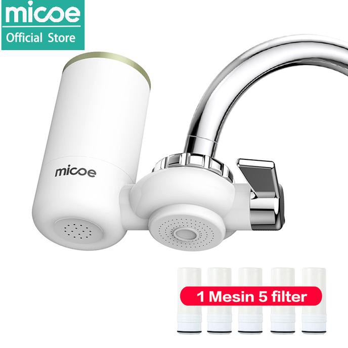 Micoe Water Purifier Untuk Kran Filter Kran Dapur ( 1 Mesin 5 Filter)