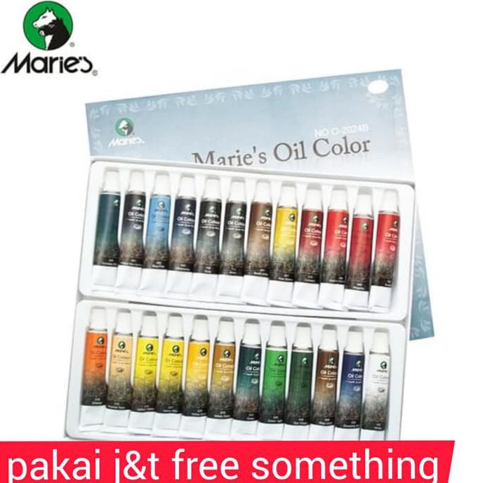 

{{BAYAR DI TEMPAT}} CAT MINYAK MARIES OIL COLOR SET 24 COLOUR BIG SALE [Kode 1|Kode 2|Kode 3|Kode