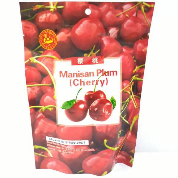

Manisan Plum Cherry Merah / Manisan Buah Cherry 220g / Chery