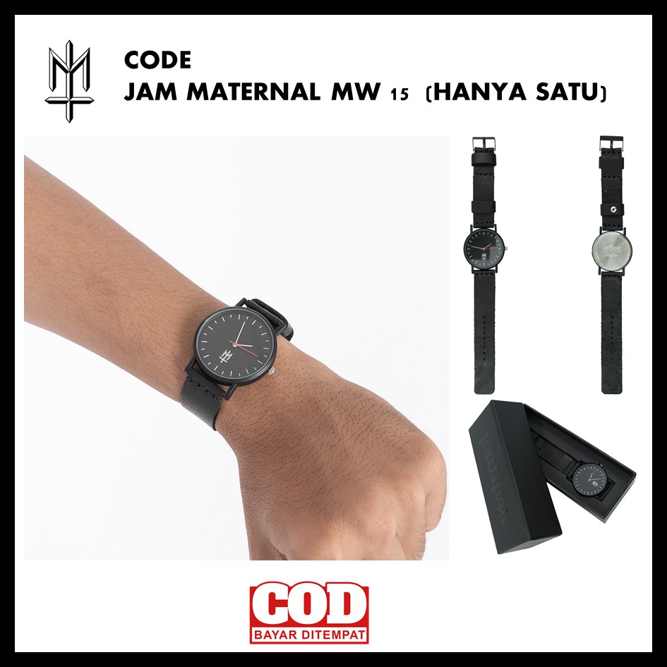 JAM TANGAN MATERNAL /JAM MATERNAL DISASTER / MATERNAL DISASTER MW 15 / JAM KULIT MATERNAL NOT GHAFA