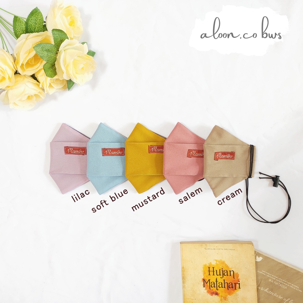 Masker Kain 3D EVO STOPPER Kalung Masker 2 Ply Lapis Premium - Masker Kain - 3D Mask - Masker Hijab