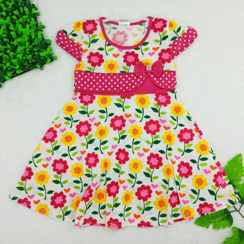 [Ss-1030] Dress Anak Size 1-2tahun, Pakaian Anak Perempuan, Anak Tampil Cantik