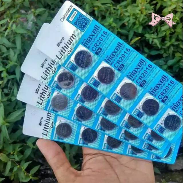 MAXELL CR2016 Baterai batre battery jam tangan MAXELL CR2016 HARGA 1 PCS