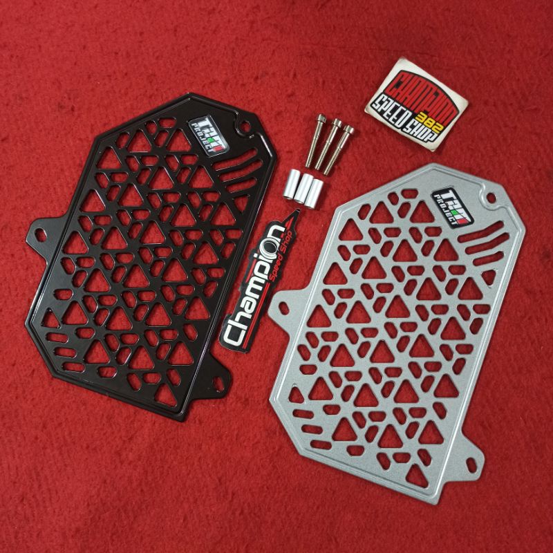 Cover Tutup Radiator TZM Project Triangle Series Honda PCX 160