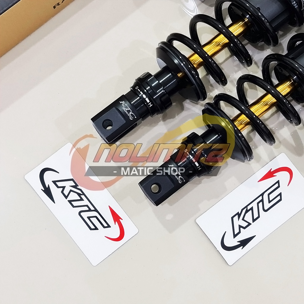 Shock KTC Extreme Black 305mm Shockbreaker Racing NMAX 2020 Aerox 155