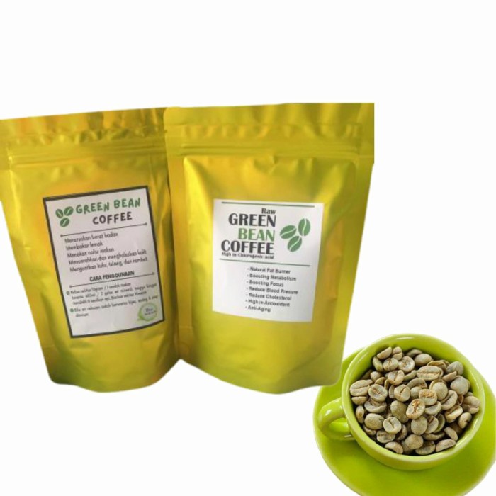 

Kopi-Biji- Green Coffe Bean Export Kopi Hijau Biji Premium Gold -Biji-Kopi 750 Minuman-Makanan-