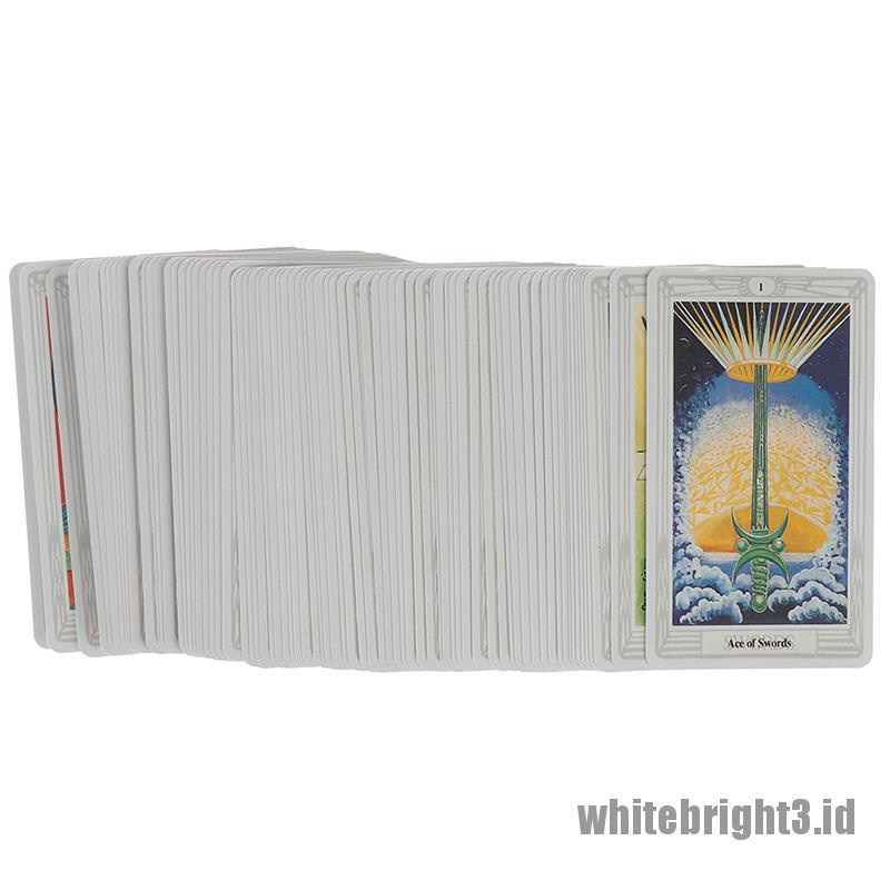 (white3) 78 Kartu Tarot Crowley Thoth Mesir