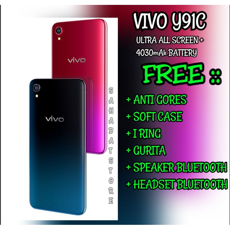 [TERLARIS] VIVO Y91C 2/32GB - GARANSI RESMI VIVO INDONESIA SETAHUN