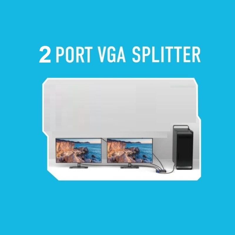 VGA Splitter 2 Port / VGA Spliter 1 x 2