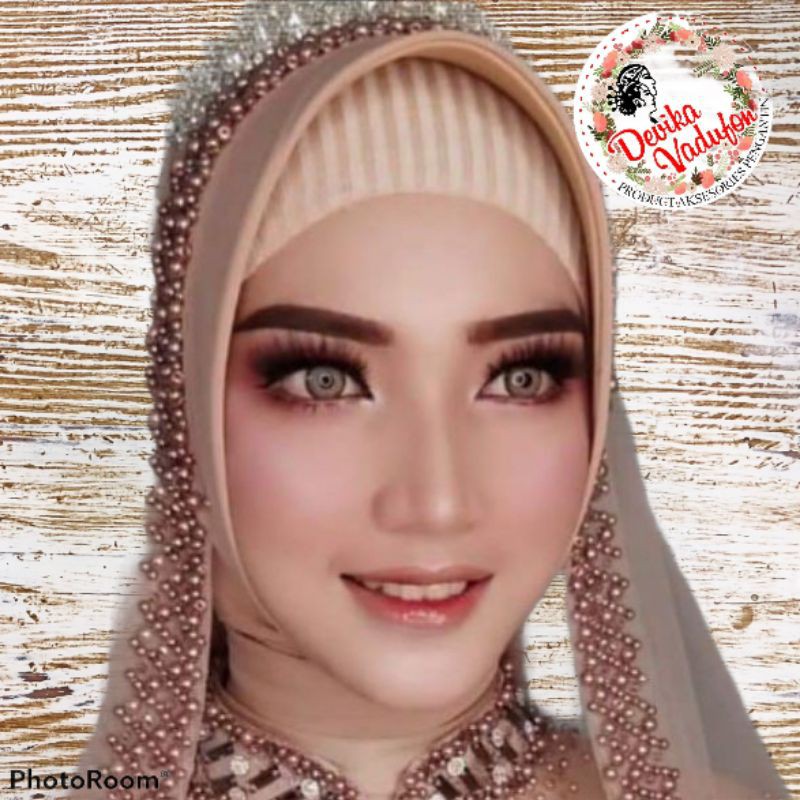 jilbab sleyer pengantin pesta besanan #slayerveilmutiara