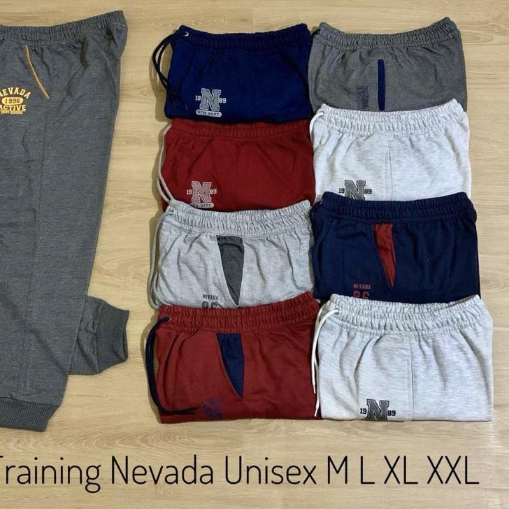 Harga Spesial.. Celana Training Joger Nevada Wanita dan Pria Clana Trining Jogger Panjang Olahraga J
