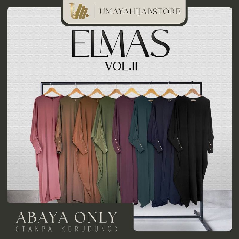 ABAYA ELMAS SALEEHA (hanya gamis)
