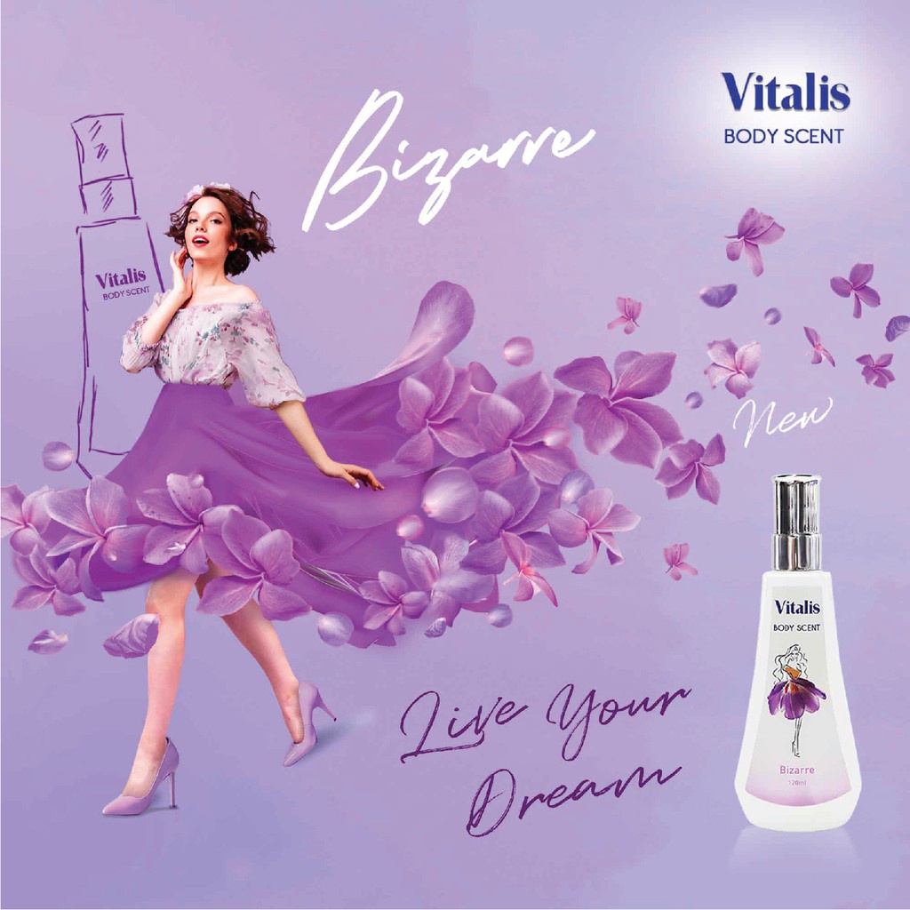 Vitalis Body Scent Bizarre Parfum Wanita