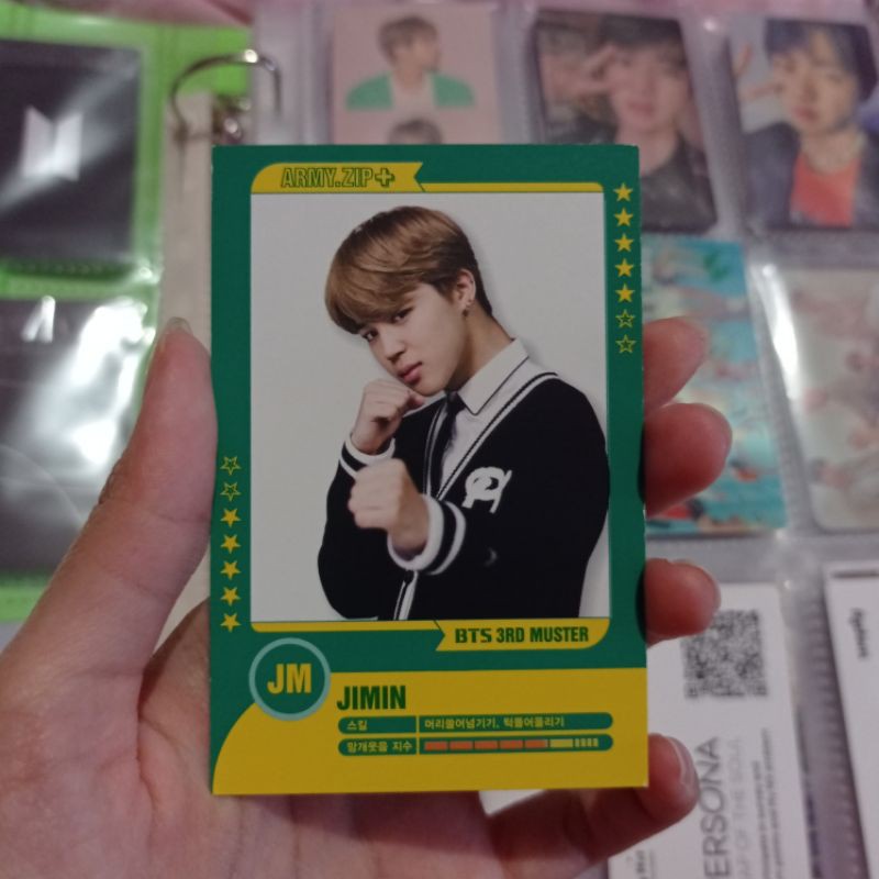 [BOOKED] pc photocard playcard jimin BTS 3rd muster