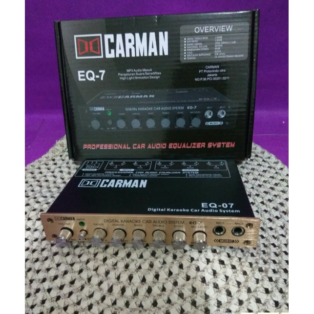 PARAMETRIK EQUALIZER KARAOKE CARMAN EQ7