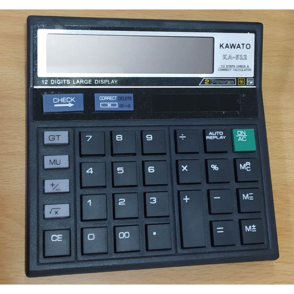 

KALKULATOR / CALCULATOR KAWATO 12 DIGIT KA 512