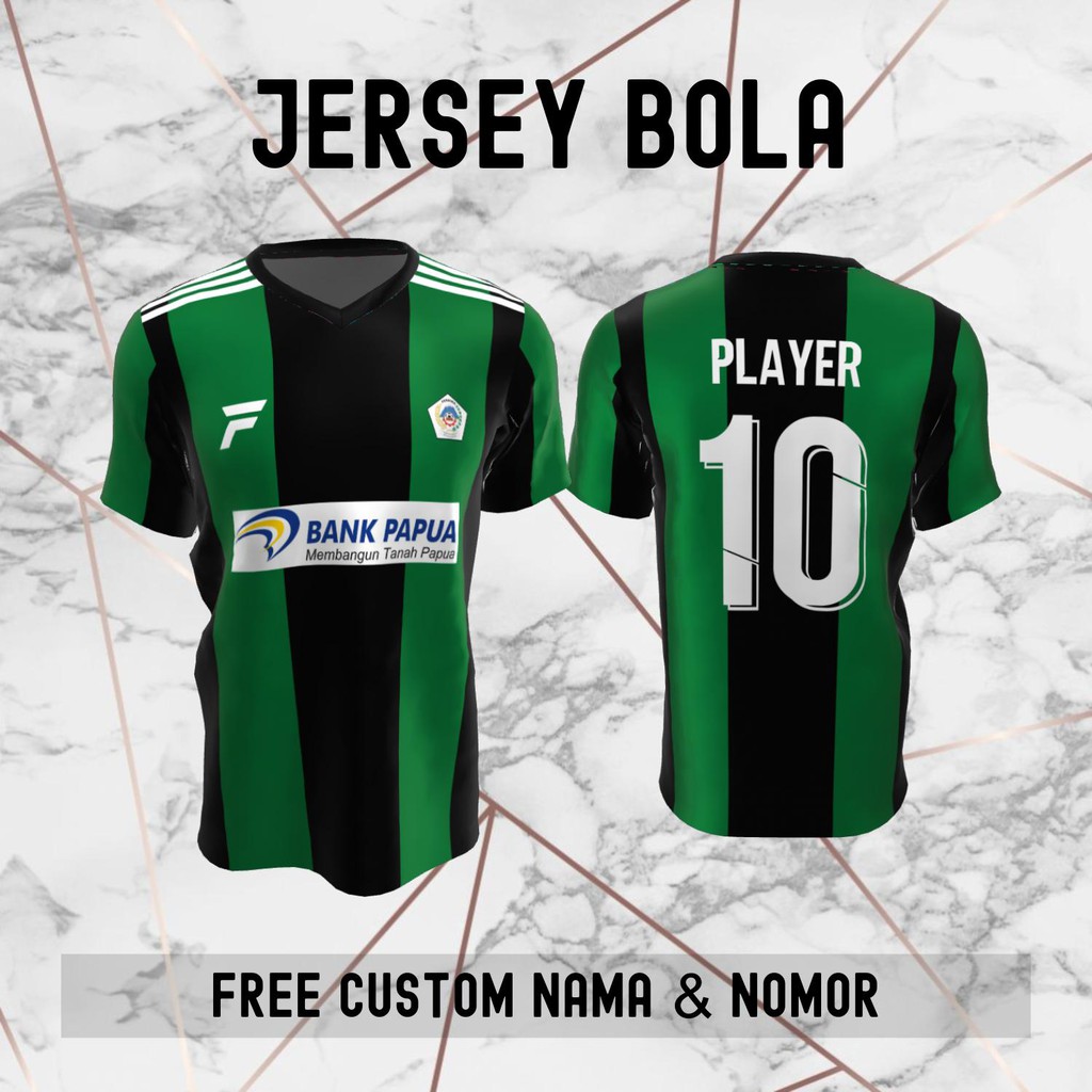 Jersey Persiwa Wamena Klub Bola Baju Kaos Custom Nama dan Nomor Punggung - 289