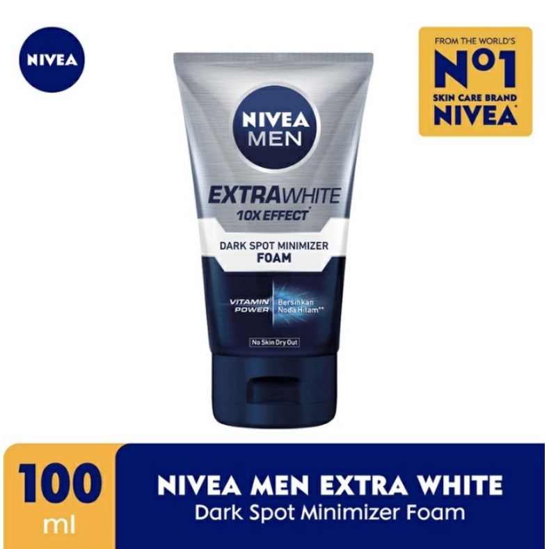 Nivea Men Extra Whitening Dark Spot Minimizer Facial Foam 100ml