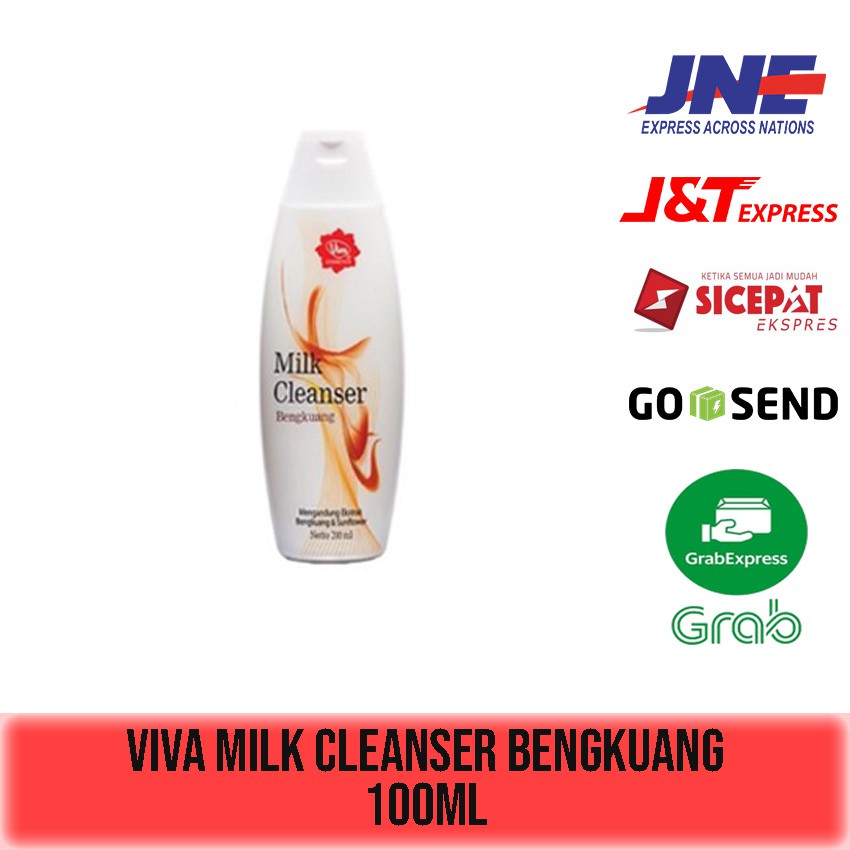 VIVA FACE TONIC MILK CLEANSER AIR MAWAR 100ml SUSU PEMBERSIH, TONER PENYEGAR