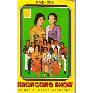 Kroncong Show Vol 1 Audio Kaset Irama Nusantara Recording catnr. KMB 009