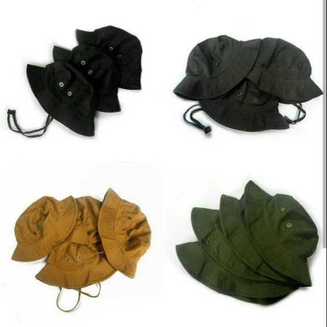 Topi Rimba / Bucket Hat / Rimba Hat / Topi Gunung / topi rimba