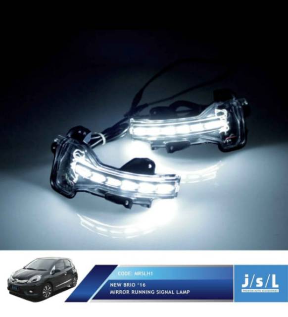 Mirror running signal lamp new Brio 2016 LED kaca spion jsl