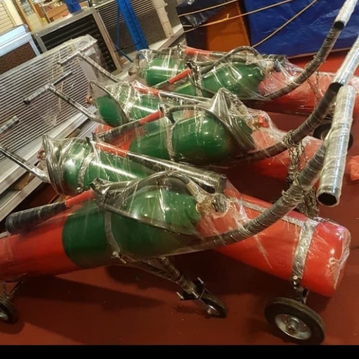 APAR chemguard 25KG CO2 TROLY 25 KG Fire Extinguisher 23kg 23 kg