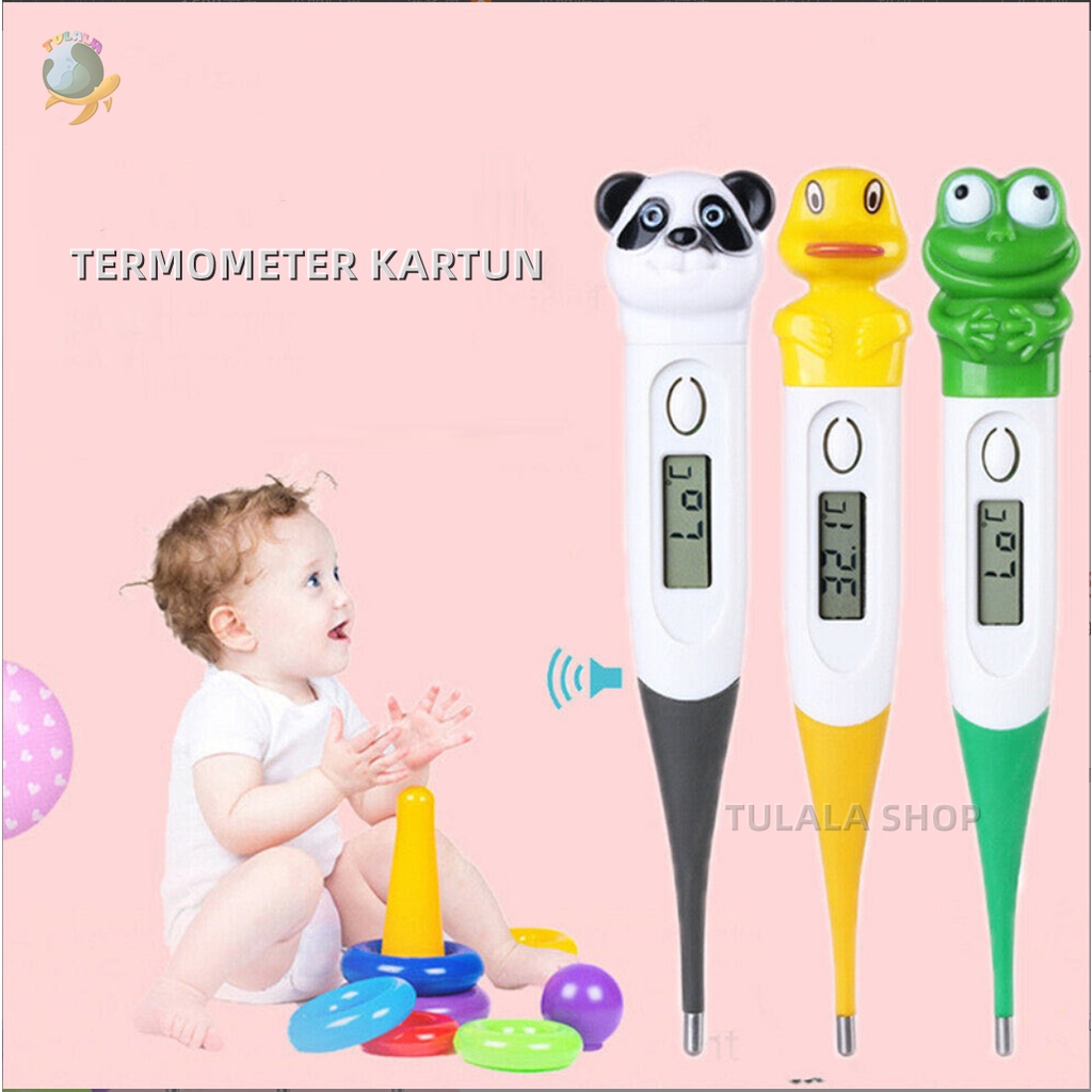 [TULALA SHOP]THERMOMETER DIGITAL ALAT PENGUKUR SUHU BADAN TUBUH BAYI BABY ANAK TERMOMETER UKUR MULUT KETIAK / Thermometer Karakter Termometer Digital Pengukur