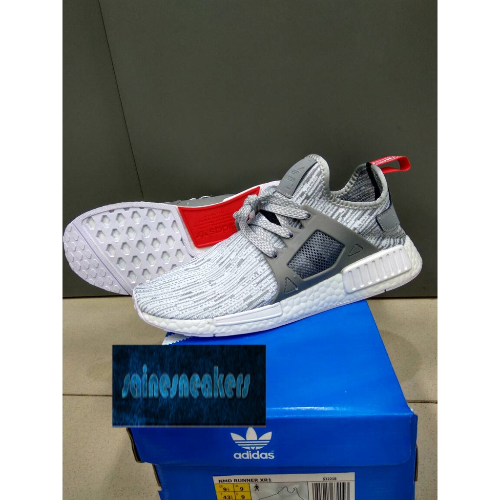 SEPATU ADIDAS NMD XR1 DUCK CAMO UTILITY WHITE CORE GREY SKY RED
