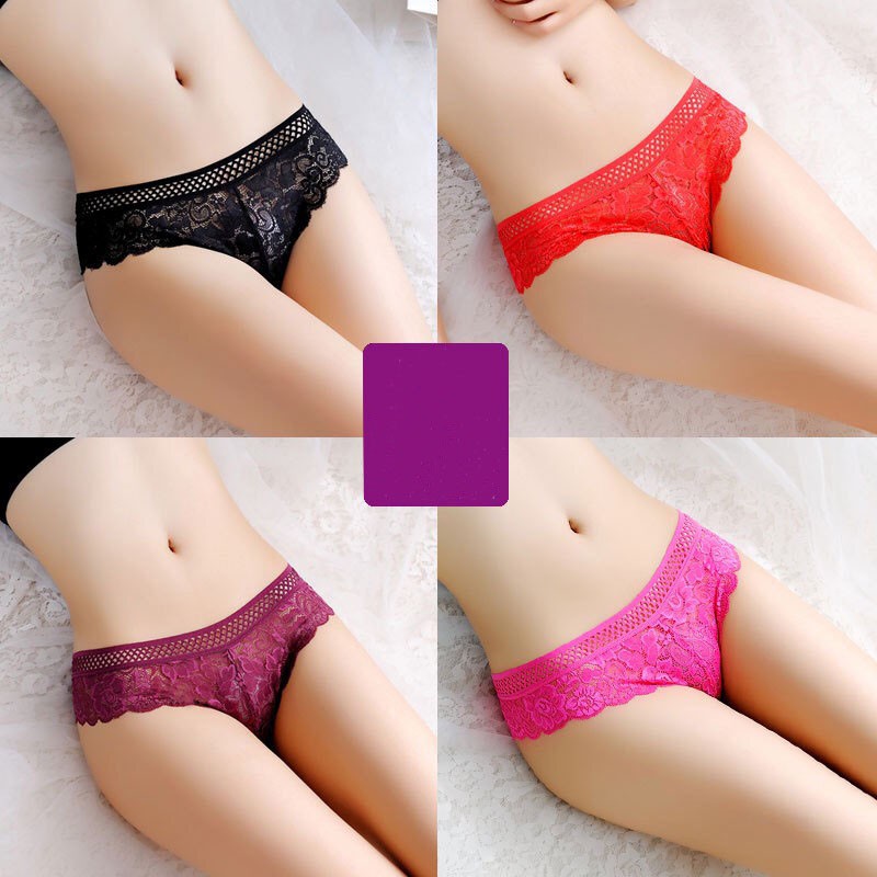 Celana Dalam Low Waist Sexy G String Lace Lingerie thong C028