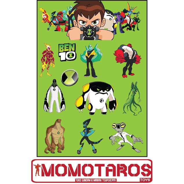 Sticker murah anti air Ben 10 1 pc