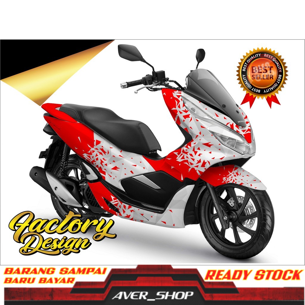 Decal motor pcx full body Striping pcx full variasi Stiker motor variasi