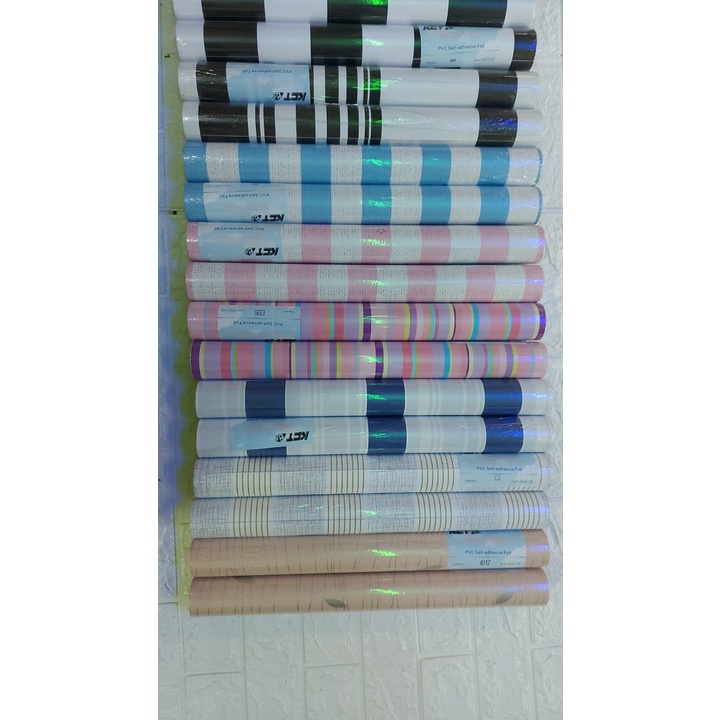 Wallpaper Dinding Kamar Tidur 1kg 3 Roll | Stiker Wallpaper Dinding | Bahan PVC Anti Air| Wallpaper Stiker Dinding Kamar | G5