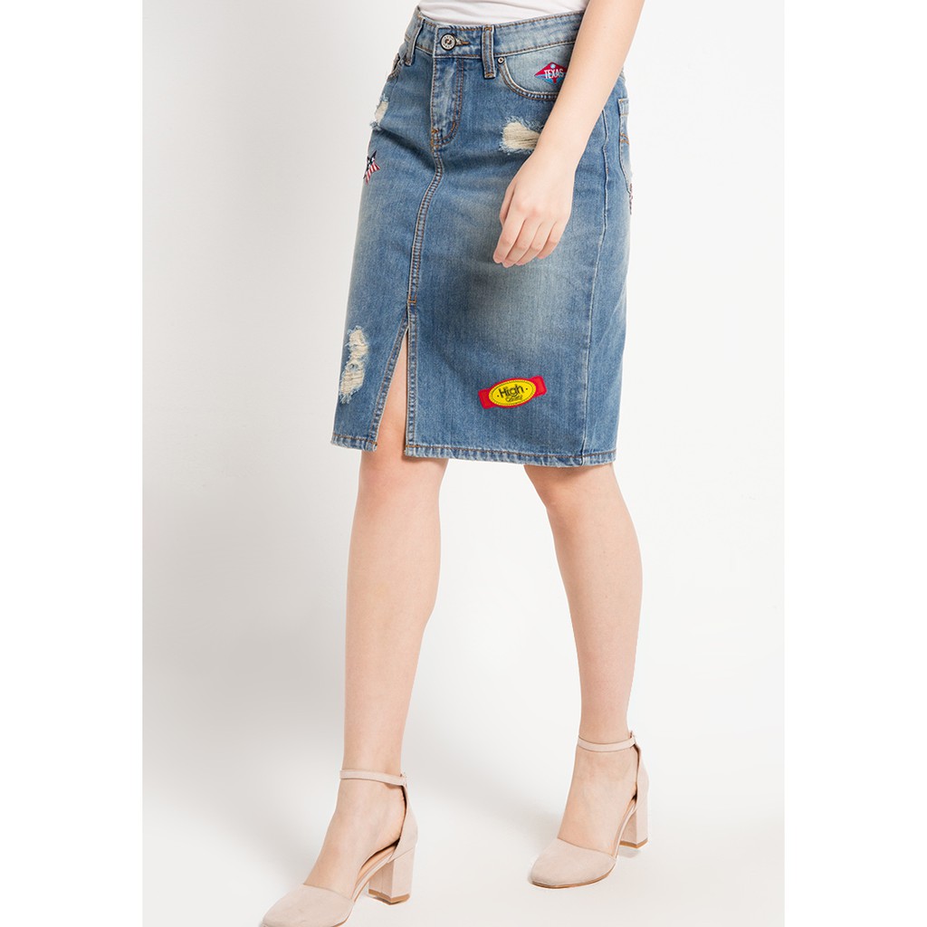  AKO  JEANS  Denim Skirt 12 0031 Shopee Indonesia