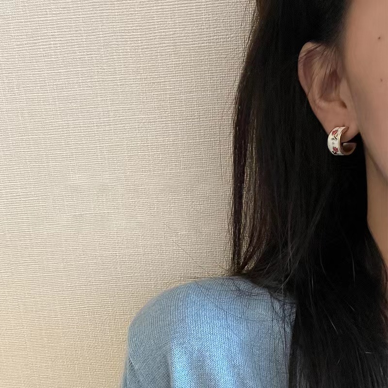 Anting Bentuk Bunga Tulip Untuk Aksesoris