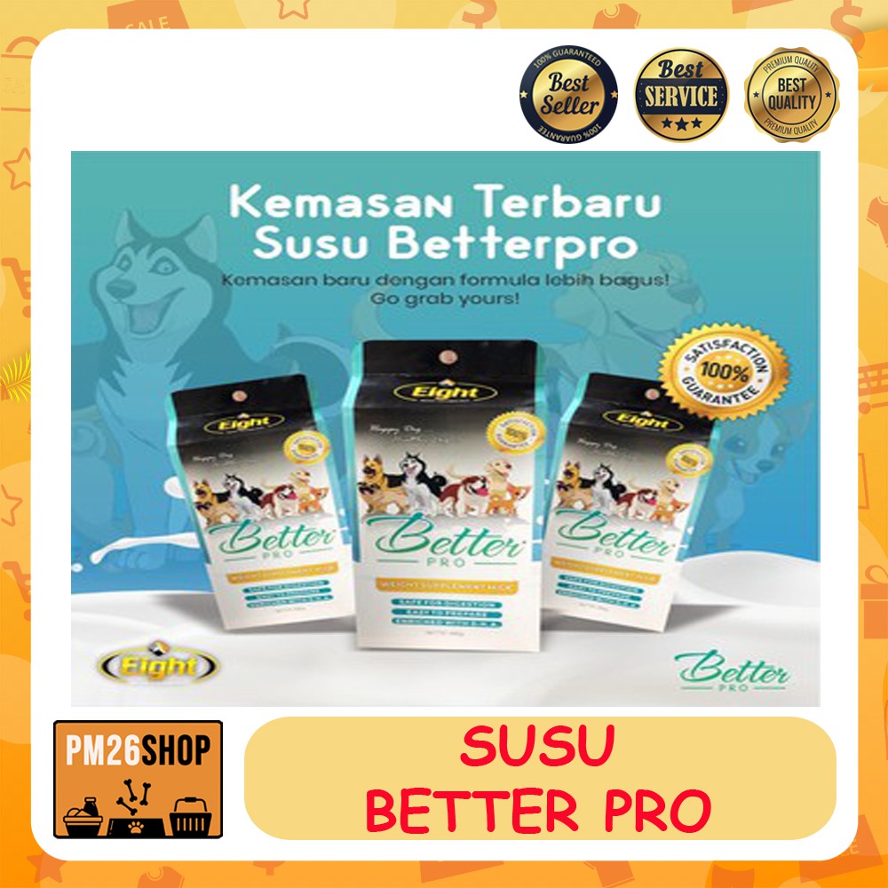 Susu untuk Anjing Penggemuk Anjing Better Pro 300gr