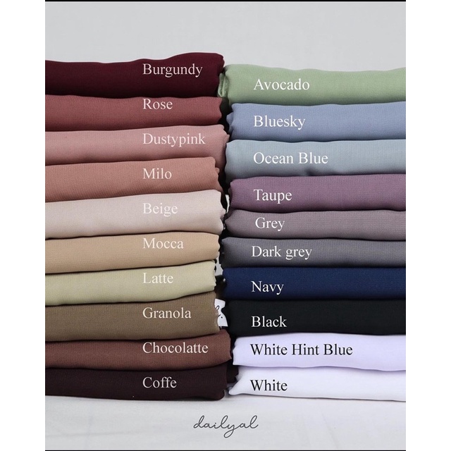 DAILYAL - Sunset Scarf Jumbo (Etalase 1 segiempat polycotton jumbo size M,L dan XL)