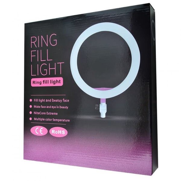 RING FILL LIGHT For Photo Studio Live Streaming Youtube Videos and Tiktok Multiple Color Temperature