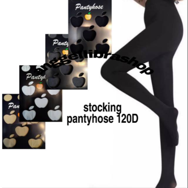 Stocking Apple pantyhose tebal.