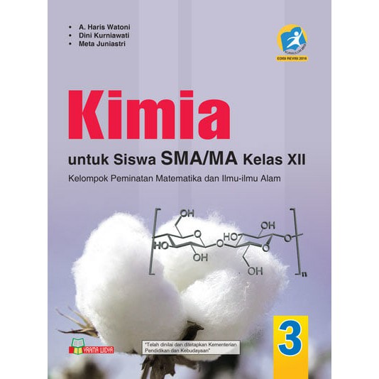 Buku Kimia Peminatan SMA Kelas XII Kurikulum 2013 Revisi