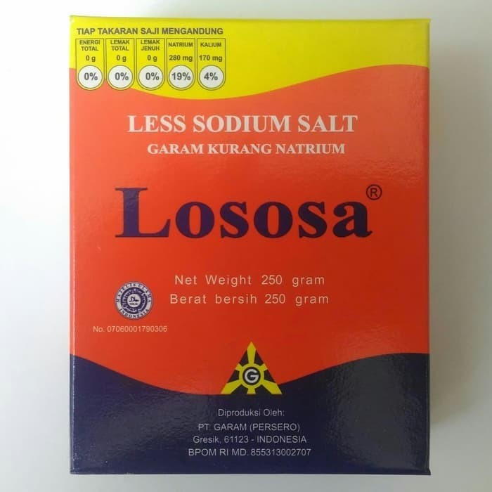 

Garam Lososa 250 gram - Nutrisi Kesehatan