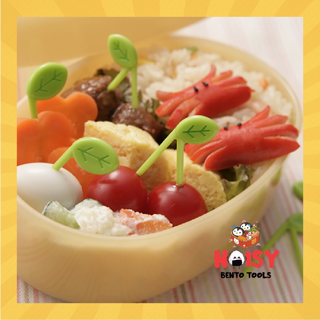 FOODPICKS 'LEAVES 2' TUSUKAN BENTO BENTUK DAUN